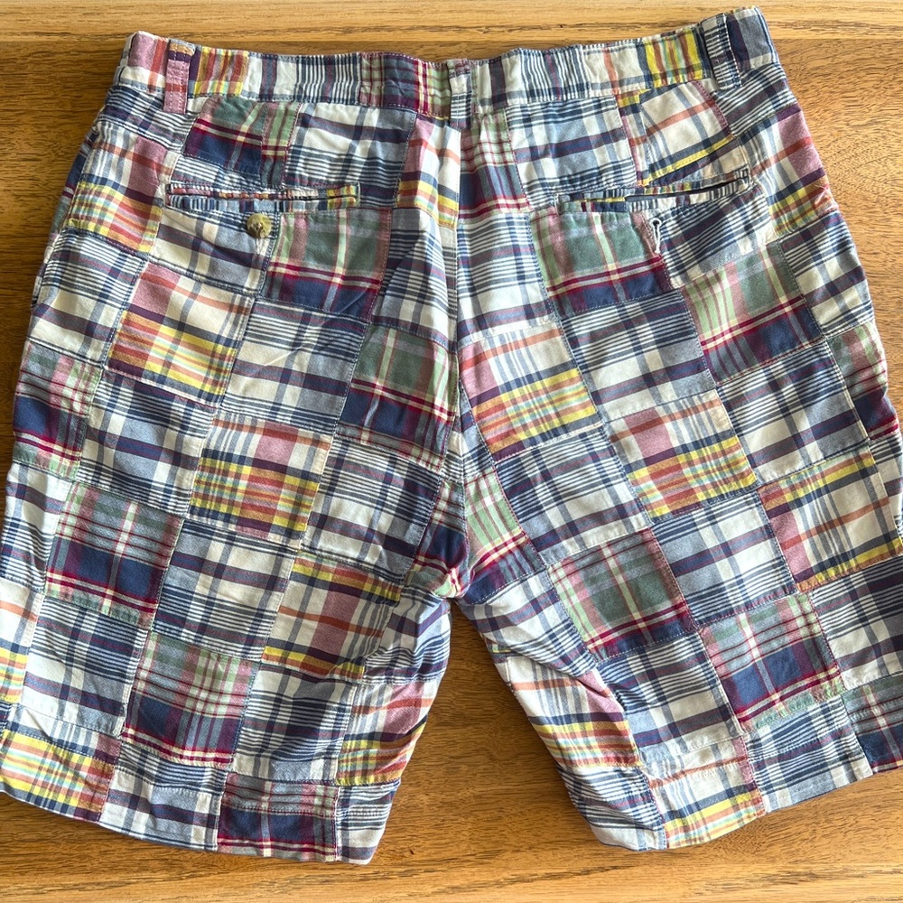 Charleston Twills Plaid Shorts 34W?